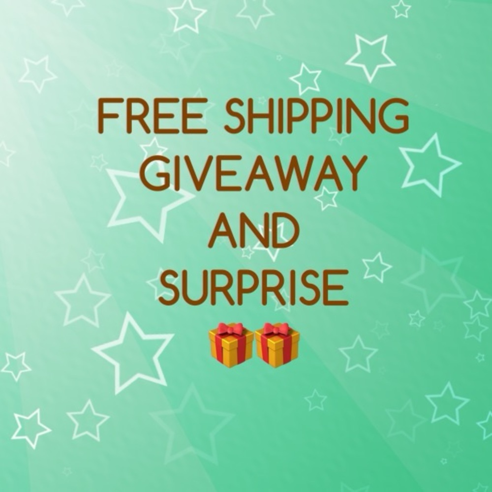 MYSTERY GIVEAWAY FREE SHIPPING ON ME AND SURPRISE THANK YOU 🎁🎁